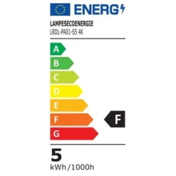 Lot De 5 Spot LED Encastrable Pour Plafond 5W Blanc Neutre Transformateur Intégré -Éclairage Domestique 12706266 5