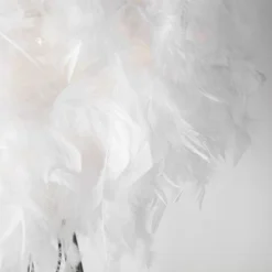 QAZQA Feather - Lampe De Table Trépied/tripode Moderne - 1 Lumière - H 1550 Mm - Blanc - Moderne - Éclairage Intérieur - Salon I Chambre I Cuisine I Salle à Manger -Éclairage Domestique 13327712 3