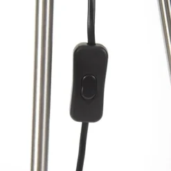 QAZQA Feather - Lampe De Table Trépied/tripode Moderne - 1 Lumière - H 1550 Mm - Blanc - Moderne - Éclairage Intérieur - Salon I Chambre I Cuisine I Salle à Manger -Éclairage Domestique 13327712 5