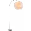 Lampadaire Salon éclairage Latéral Plume Boule Arc Lampe Sur Pied Globo 15057S