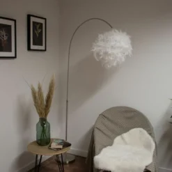 Lampadaire Salon éclairage Latéral Plume Boule Arc Lampe Sur Pied Globo 15057S -Éclairage Domestique 13541460 3