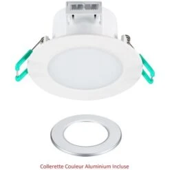 SPOT ENCASTRE LED IP65 FIXE BLANC NEUTRE 4000K 6,5W 600 LUMENS - SYLVANIA