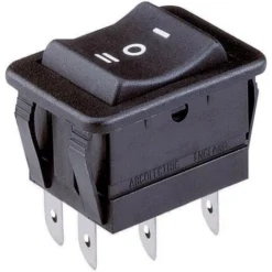 Arcolectric (Bulgin Ltd.) H1570 VB AAA Interrupteur à Bascule H1570 VB AAA 250 V/AC 16 A 2 X On/Off/On Permanent/0/permanent 1 Pc(s) D77713