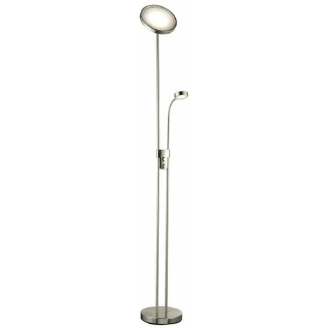 Lampadaire LED Dimmable Métal Lampe à Vasque Salon Orientable 1 Lampadaire LED Dimmable Métal Lampe à Vasque Salon Orientable
