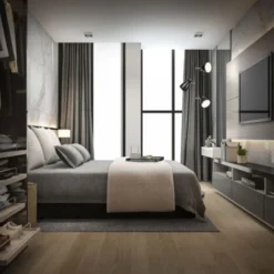 B.K.Licht Lampadaire Design LED Métal Lampe Retro Sur Pied Orientable Noir 230V -Éclairage Domestique 16358070 4