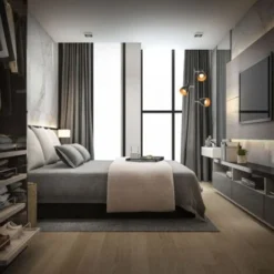 Lampadaire Design Métal 3 Spots Noir-doré Vintage Retro Spots Orientables Pivotables -Éclairage Domestique 16358087 3