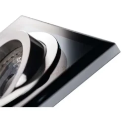 Support Spot Encastrable Carré Fin Orientable MORTA Noir -Éclairage Domestique 19899515 5