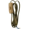 Cordon Avec Interrupteur Pour Luminaire 1,5m Or - Zenitech