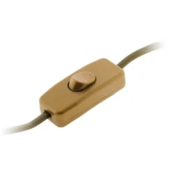 Cordon Avec Interrupteur Pour Luminaire 1,5m Or - Zenitech -Éclairage Domestique 2011427 4