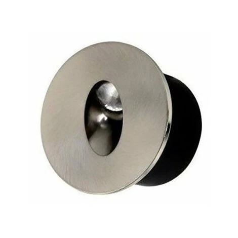 Spot LED Mural Rond Mat Chrome 3W 4000K 1 Spot LED Mural Rond Mat Chrome 3W 4000K