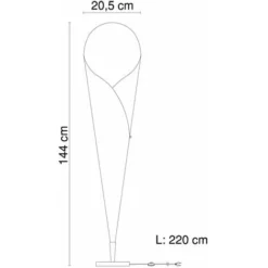 Lampadaire Entonnoir Design Plafonnier Projecteur Salon Salle à Manger éclairage Côté Lampe Blanc Dans Un Ensemble Comprenant Des Ampoules LED -Éclairage Domestique 27104538 4