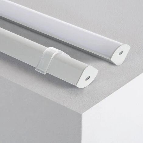 Profilé Aluminium Pour Angle Avec Capot Continu Pour Ruban LED Jusqu'à 20mm Couvercle Circulaire Translucide 5 Profilé Aluminium Pour Angle Avec Capot Continu Pour Ruban LED Jusqu'à 20mm Couvercle Circulaire Translucide – Image 5