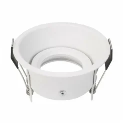 Collerette Support D'encastrement UGR - GU10 / MR16 Orientable - Rond - Blanc