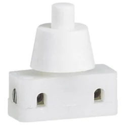Legrand Mini-interrupteur 2A 250V à Poussoir Pour Pied De Lampe Avec Bague De Fixation
