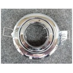 Spot Encastré Orientable Ø 97mm Chromé Tole Acier Sans Lampe Ni Douille IP20 ARGUS CT 2115C KANLUX 00305