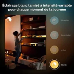 Philips Hue White & Color Ambiance Indoor LightStrips+ 2m, V4, Base Connectique, Compatible Bluetooth, Fonctionne Avec Alexa, Google Assistant Et Apple Homekit -Éclairage Domestique 41028212 3