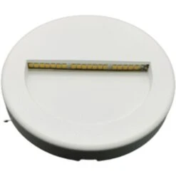 Balise LED Saillie 3W 220V 120° Rond Blanc Pour Escalier - Blanc Neutre 4000K - 5500K - SILAMP -Éclairage Domestique 46360476 4