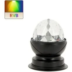 Xanlite - Lampe à Poser Effet Disco, LED Multicolores, Tête Rotative - LADRVB -Éclairage Domestique 47378377 3