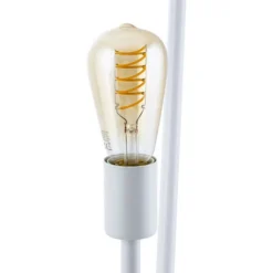 Paco Home Lampadaire Lampe De Bureau Lampe Salon Vintage Rétro Design Industriel E27 Lampe De Table Blanc, Sans Source 8 Paco Home Lampadaire Lampe De Bureau Lampe Salon Vintage Rétro Design Industriel E27 Lampe De Table Blanc, Sans Source -Éclairage Domestique 50630207 4