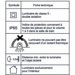 Spots LED Encastrable IP65 - Spécial Salle De Bain - 6.5W 500 LM 3000K - Garantie 2 Ans 7 Spots LED Encastrable IP65 - Spécial Salle De Bain - 6.5W 500 LM 3000K - Garantie 2 Ans -Éclairage Domestique 51134970 3