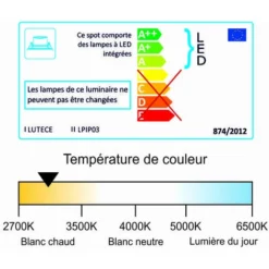 Spots LED Encastrable IP65 - Spécial Salle De Bain - 6.5W 500 LM 3000K - Garantie 2 Ans 9 Spots LED Encastrable IP65 - Spécial Salle De Bain - 6.5W 500 LM 3000K - Garantie 2 Ans -Éclairage Domestique 51134970 5