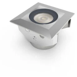Spot LED Encastrable Sol 1,3W 100lm 50° Étanche IP68 60mmx45mm - Blanc Chaud 3000K