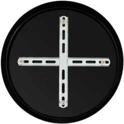 Rosace Aluminium 6x1 Noir -Éclairage Domestique 5276919 4