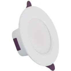 Downlight LED Rond Waterproof IP65 8W Coupe Ø 75mm Blanc Neutre 4000K 60ºBlanc