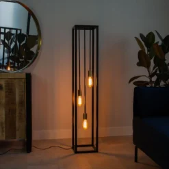 Coen Lampadaire Industriel 3 Ampoules Métal -Éclairage Domestique 53547541 3