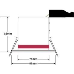 EUROPALAMP Support Spot BBC Alu Brossé IP65 Avec Douille GU10 -Éclairage Domestique 54994655 4