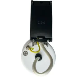 EUROPALAMP Support Spot BBC Blanc IP65 Avec Douille GU10 -Éclairage Domestique 54994658 4