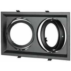 V-TAC Porte AR111 Double Couleur Noir