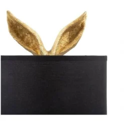 Lampe Lapin Doré Abat-jour Noir -Éclairage Domestique 58257734 3
