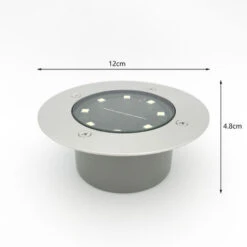 8LED Paysage Lumière LED Imperméable Souterrain Lumière Extérieure Souterraine Lumière Pour Jardin, Chemin, Encastré Souterrain Lumière, Paquet De 2 Blanc -Éclairage Domestique 59135279 3