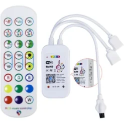 Déstockage 24 Touches Télécommande IR Et Blanc IR Contrôleur Blutooth Pour RGB LED Bande 5050 SMD Ruban Lumineuse