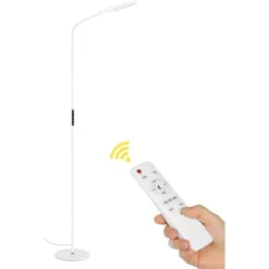 Lampadaire LED NACATIN U19A,Lampe Sur Pied Avec Luminosité Réglable,col De Cygne 360 °rotatif