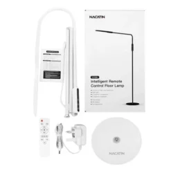 Lampadaire LED NACATIN U19A,Lampe Sur Pied Avec Luminosité Réglable,col De Cygne 360 °rotatif -Éclairage Domestique 60100031 5