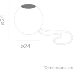 MOOVERE - Lampe Suspension Boule Nomade Gris Batterie Rechargeable Led Rgb Avec Télécommande Hauteur 24cm -Éclairage Domestique 61048169 5