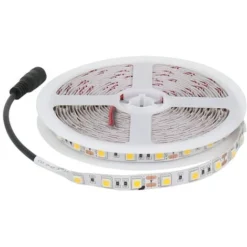 Ruban LED 72W 12v DC SMD5050 60 LED/m 14,4W/m IP20 (5 Mètres) Blanc Chaud 2700K IluminaShop