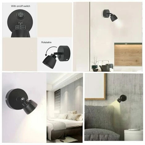 2pcs 12V Lampe De Lecture LED 3W Lampe Noire Applique Murale Intérieure Avec Interrupteur 180° Flexible RV Éclairage Pour Bateau Voiture Caravane Camping-Car Yacht Van (Blanc Chaud) 5 2pcs 12V Lampe De Lecture LED 3W Lampe Noire Applique Murale Intérieure Avec Interrupteur 180° Flexible RV Éclairage Pour Bateau Voiture Caravane Camping-Car Yacht Van (Blanc Chaud) – Image 5