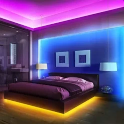 Ruban LED WiFi 10M Bande LED APP, LED Chambre Synchronisation Avec La Musique, Lumière LED Multicolore Avec Télécommande Pour Chambre, Cuisine, TV, Fête -Éclairage Domestique 66305814 3