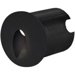 Mini Spot LED Mural BRAYTRON Vector B, Rond, Noir, 2W, 3000K, IP65