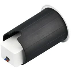 Mini Spot LED Mural BRAYTRON Vector B, Rond, Noir, 2W, 3000K, IP65 -Éclairage Domestique 66796462 3