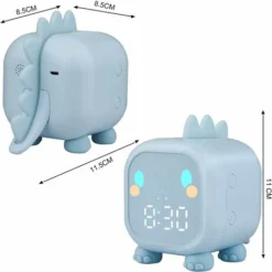 Réveil Enfant Fille Garcons Dinosaure Lumineux Reveil Enfant Numerique Lampe Réveil Veilleuse Jour Nuit Enfant Réveil De La Maternelle Volume Réglable Avec Snooze Compte à Rebours-rose 8 Réveil Enfant Fille Garcons Dinosaure Lumineux Reveil Enfant Numerique Lampe Réveil Veilleuse Jour Nuit Enfant Réveil De La Maternelle Volume Réglable Avec Snooze Compte à Rebours-rose -Éclairage Domestique 67354243 4