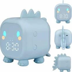 Réveil Enfant Fille Garcons Dinosaure Lumineux Reveil Enfant Numerique Lampe Réveil Veilleuse Jour Nuit Enfant Réveil De La Maternelle Volume Réglable Avec Snooze Compte à Rebours-rose 9 Réveil Enfant Fille Garcons Dinosaure Lumineux Reveil Enfant Numerique Lampe Réveil Veilleuse Jour Nuit Enfant Réveil De La Maternelle Volume Réglable Avec Snooze Compte à Rebours-rose -Éclairage Domestique 67354243 5