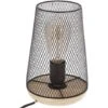 ATMOSPHERA Lampe à Poser En Fer Bois - H. 23 Cm -