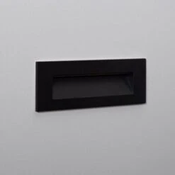 Balise LED Extérieure 6W Encastrable Au Mur Rectangulaire Groult Noire Blanc Neutre 4000K 120º
