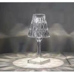GP Veilleuse, Lampe De Table En Acrylique, Veilleuse De Chevet à Projection Rechargeable, Design Italien Kartell (une Pièce) -Éclairage Domestique 69013386 4