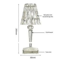 GP Veilleuse, Lampe De Table En Acrylique, Veilleuse De Chevet à Projection Rechargeable, Design Italien Kartell (une Pièce) -Éclairage Domestique 69013386 5