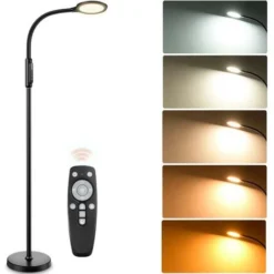 Lampadaire - Luminosité Et Température De Couleur Réglables - H 86 à 166 Cm -Flexible à 360º - Avec Télécommande -Éclairage Domestique 69810150 3
